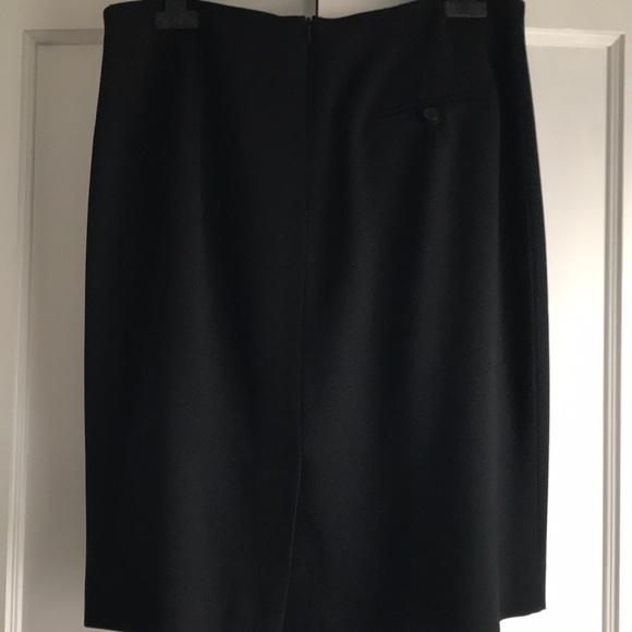 Iris Singer Collection Black NWT Straight Skirt Size 12 - Picture 3 of 9